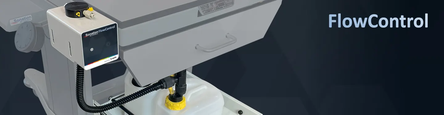 A section of a Sonation HPLC-Tisches mit integriertem FlowControl system